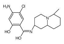 4-Amino-5-chloro-2-hydroxy-N-[(2S,6R,9aR)-6-methyloctahydro-2H-qu inolizin-2-yl]benzamide Structure