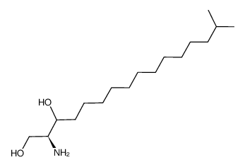 (2S)-2-amino-1,3-dihydroxy-15-methylhexadecane Structure