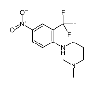 N-(3-(二甲基氨基)丙基)-4-硝基-2-(三氟甲基)苯胺结构式