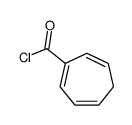1,3,6-Cycloheptatriene-1-carbonyl chloride (6CI)结构式