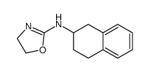 N-(1,2,3,4-tetrahydronaphthalen-2-yl)-4,5-dihydro-1,3-oxazol-2-amine Structure