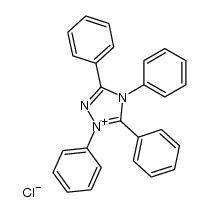 1,3,4,5-Tetraphenyl-1,2,4-triazolium-chlorid结构式