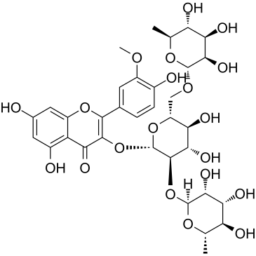 香蒲新苷结构式