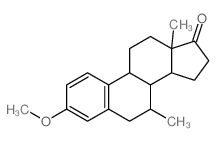 Estra-1,3,5(10)-trien-17-one,3-methoxy-7-methyl-, (7a)- (9CI)结构式