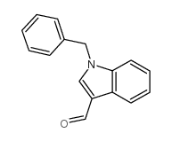 1-苄基-1H-吲哚-3-甲醛结构式