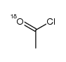 <18O>acetyl chloride结构式
