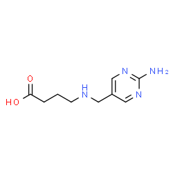 Butanoic acid, 4-[[(2-amino-5-pyrimidinyl)methyl]amino]- (9CI) structure
