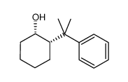 (1S,2R)-(+)-反-2-(1-甲基-1-苯乙基)环己醇结构式