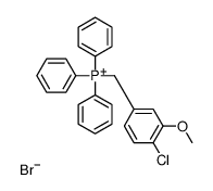(4-chloro-3-methoxyphenyl)methyl-triphenylphosphanium,bromide structure