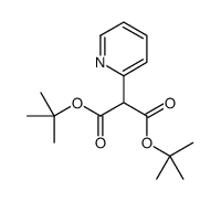 2-吡啶-2-基-丙二酸二叔丁酯结构式