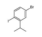 4-Bromo-1-iodo-2-isopropylbenzene Structure