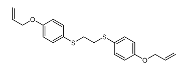 1-prop-2-enoxy-4-[2-(4-prop-2-enoxyphenyl)sulfanylethylsulfanyl]benzene Structure