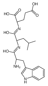 tryptophyl-leucyl-glutamic acid Structure