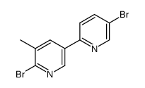 5,6'-dibromo-5'-methyl-[2,3']bipyridine Structure