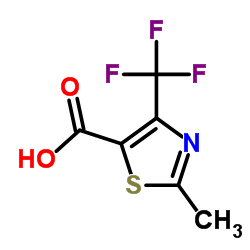 2-甲基-4-三氟甲基-5-噻唑甲酸结构式