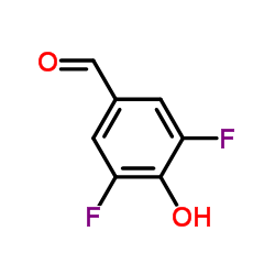 3,5-Difluoro-4-hydroxybenzaldehyde Structure