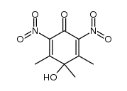 4-hydroxy-3,4,5-trimethyl-2,6-dinitrocyclohexa-2,5-dienone结构式