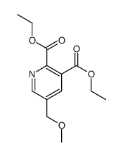 diethyl 5-(methoxymethyl)pyridine-2,3-dicarboxylate Structure