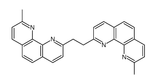 2-methyl-9-[2-(9-methyl-1,10-phenanthrolin-2-yl)ethyl]-1,10-phenanthroline结构式