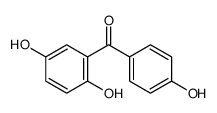 (2,5-dihydroxyphenyl)-(4-hydroxyphenyl)methanone Structure