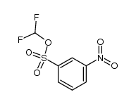 difluoromethyl 3-nitrobenzenesulfonate结构式