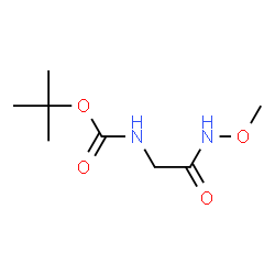 Carbamic acid, [2-(methoxyamino)-2-oxoethyl]-, 1,1-dimethylethyl ester (9CI) Structure