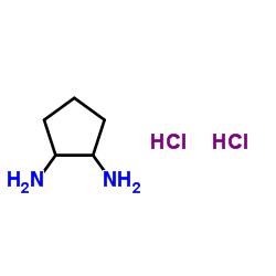 1,2-Cyclopentanediamine dihydrochloride Structure