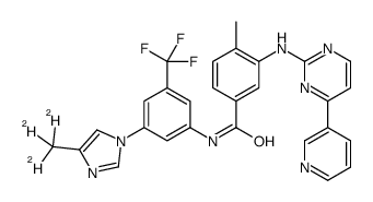 Nilotinib-d3结构式