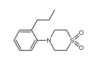 4-(2-propylphenyl)-thiomorpholine 1,1-dioxide Structure