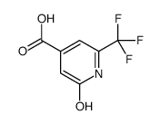 2-Oxo-6-(trifluoromethyl)-1,2-dihydropyridine-4-carboxylic acid Structure