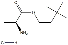 L-丙氨酸-3,3-二甲基丁醇酯盐酸盐结构式