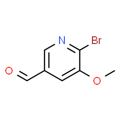 6-Bromo-5-methoxypyridine-3-carbaldehyde Structure