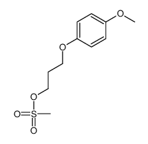 3-(4-甲氧基苯氧基)-丙基甲烷磺酸结构式
