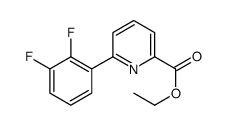 6-(2,3-二氟苯基)吡啶甲酸乙酯结构式