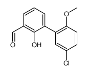3-(5-chloro-2-methoxyphenyl)-2-hydroxybenzaldehyde Structure