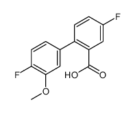 5-fluoro-2-(4-fluoro-3-methoxyphenyl)benzoic acid Structure