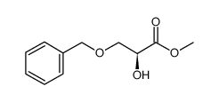 (S)-3-苄氧基-2-羟基丙酸甲酯结构式