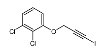 1,2-dichloro-3-(3-iodoprop-2-ynoxy)benzene结构式