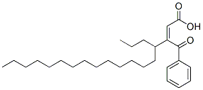 3-(4-octadecyl)benzoylacrylic acid结构式