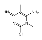 4,6-diamino-1,5-dimethylpyrimidine-2-thione Structure
