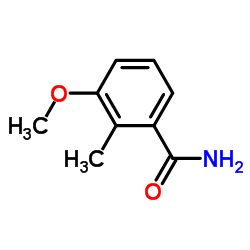 3-甲氧基-2-甲基苯甲酰胺结构式