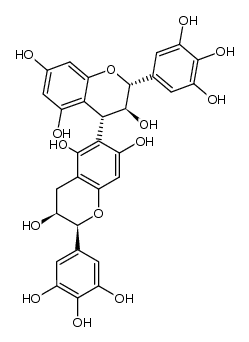 gallocatechin-(4α->6)-epigallocatechin Structure