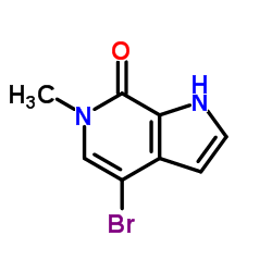 4-bromo-6-methyl-1H-pyrrolo[2,3-c]pyridin-7(6H)-one Structure