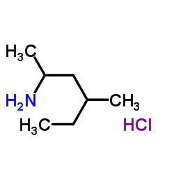 4-Methyl-2-hexanamine hydrochloride structure
