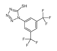 1-[3,5-bis(trifluoromethyl)phenyl]-2H-tetrazole-5-thione结构式