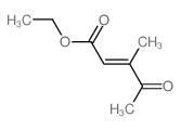 ethyl 3-methyl-4-oxo-pent-2-enoate Structure