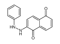 2-(2-phenylhydrazinyl)naphthalene-1,5-dione Structure