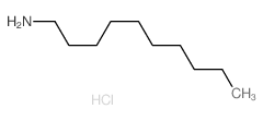 1-Decanamine,hydrochloride (1:1) structure