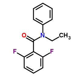 N-Ethyl-2,6-difluoro-N-phenylbenzamide结构式