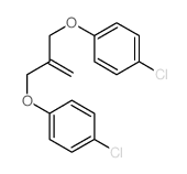 Benzene,1,1'-[(2-methylene-1,3-propanediyl)bis(oxy)]bis[4-chloro- (9CI)结构式
